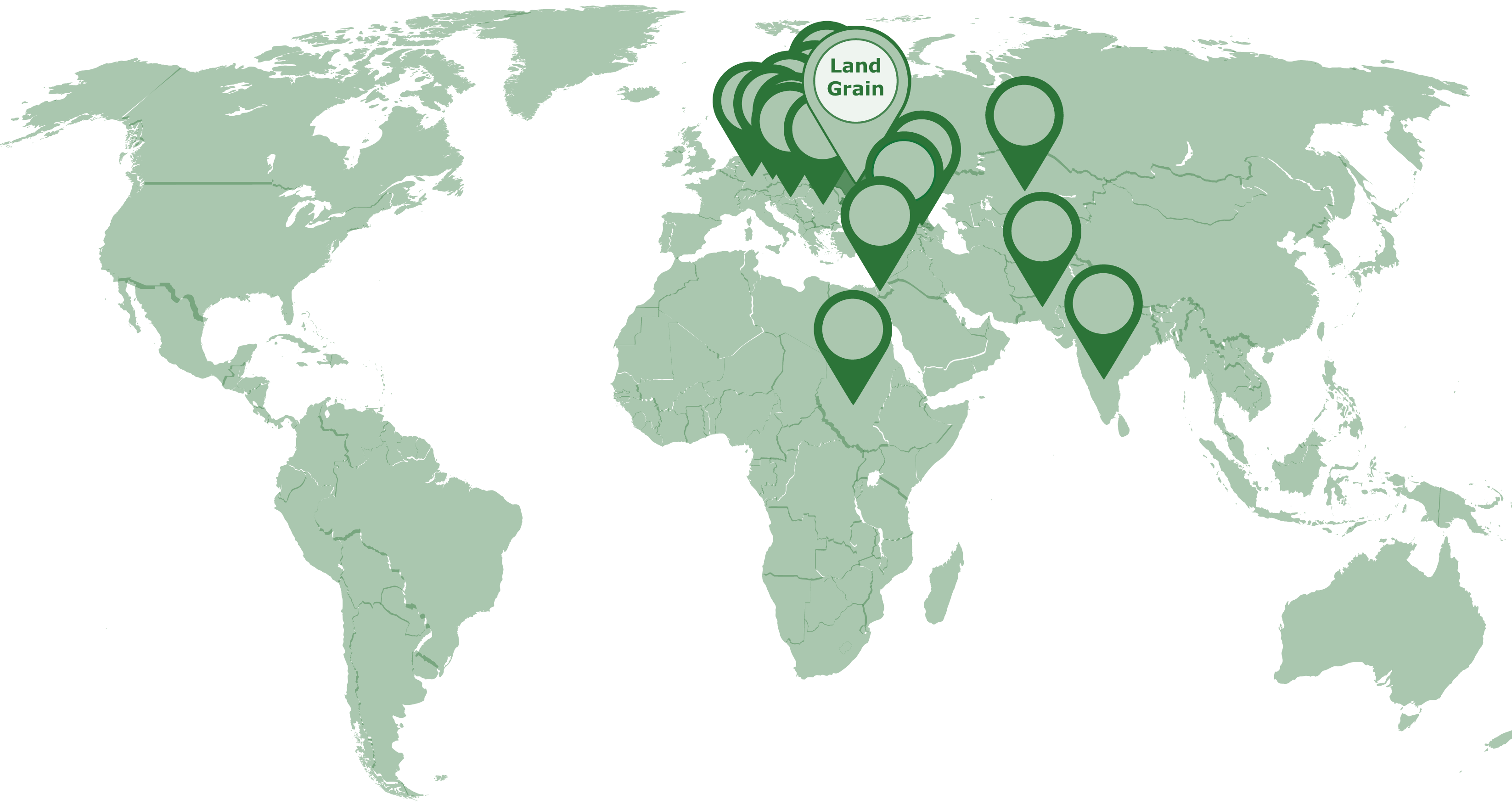 LandGrain logistics map